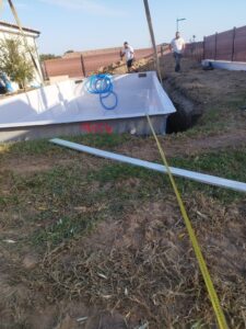 Terrassement d’une piscine à coque – Berthez