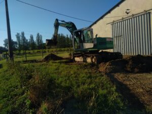 Réalisation d’un parking à Saint Pierre de Mons près de Langon