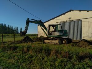 Réalisation d’un parking à Saint Pierre de Mons près de Langon