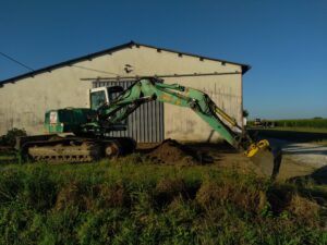 Réalisation d’un parking à Saint Pierre de Mons près de Langon