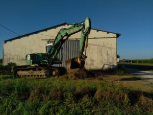 Réalisation d’un parking à Saint Pierre de Mons près de Langon