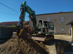 Réalisation d’un parking à Saint Pierre de Mons près de Langon