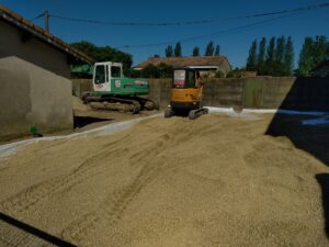 Réalisation d’un parking à Saint Pierre de Mons près de Langon