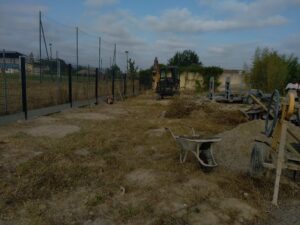 Réalisation et pose de clôture rigide avec plaque de soubassement à Auros