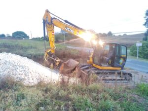 Réalisation d’un accès chantier à Saint André du Bois près de Langon