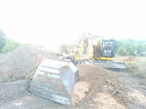 Réalisation d’un accès chantier à Saint André du Bois près de Langon