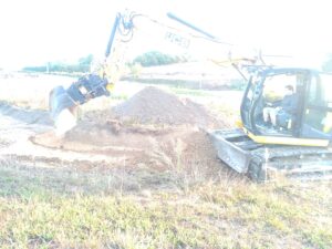 Réalisation d’un accès chantier à Saint André du Bois près de Langon
