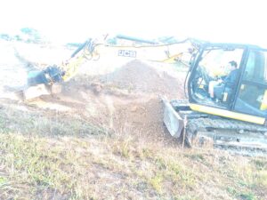 Réalisation d’un accès chantier à Saint André du Bois près de Langon