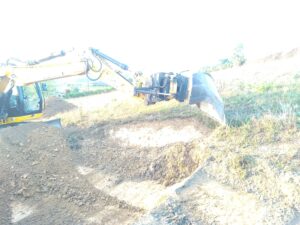 Réalisation d’un accès chantier à Saint André du Bois près de Langon
