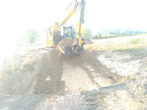 Réalisation d’un accès chantier à Saint André du Bois près de Langon