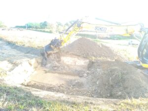 Réalisation d’un accès chantier à Saint André du Bois près de Langon