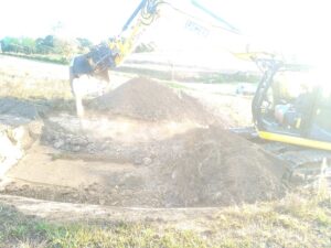 Réalisation d’un accès chantier à Saint André du Bois près de Langon