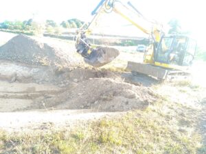 Réalisation d’un accès chantier à Saint André du Bois près de Langon