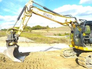 Réalisation d’un accès chantier à Saint André du Bois près de Langon