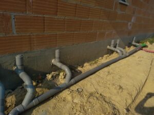 Terrassement et raccordement tout à l’égoût à Langon